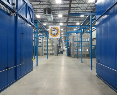 UAI - High Capacity Powder Paint Lines